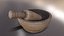 3D Wooden Scoop and Bowl