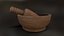 3D Wooden Scoop and Bowl