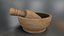 3D Wooden Scoop and Bowl