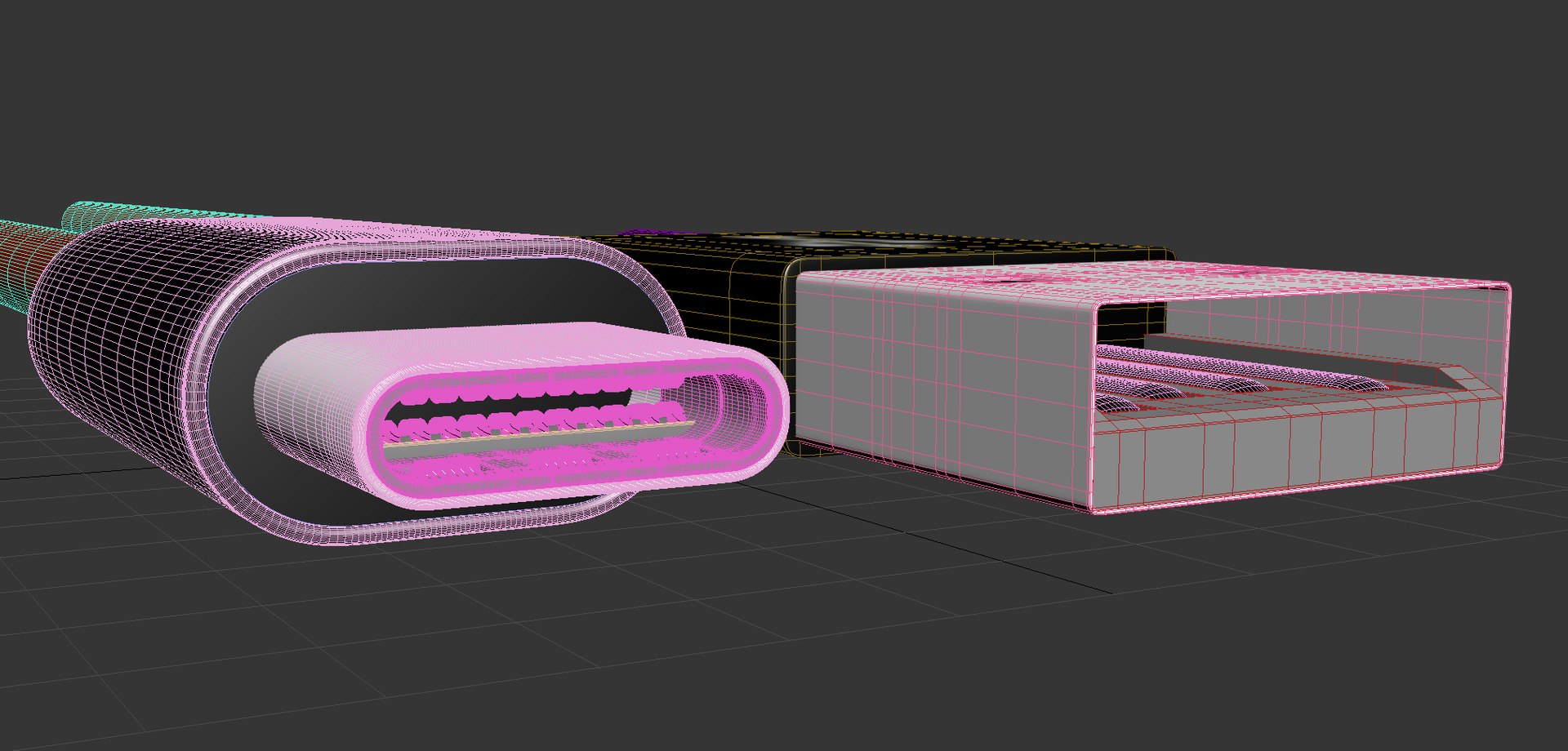 3D USB and USB TYPE C Octane Render 405 - TurboSquid 1837072