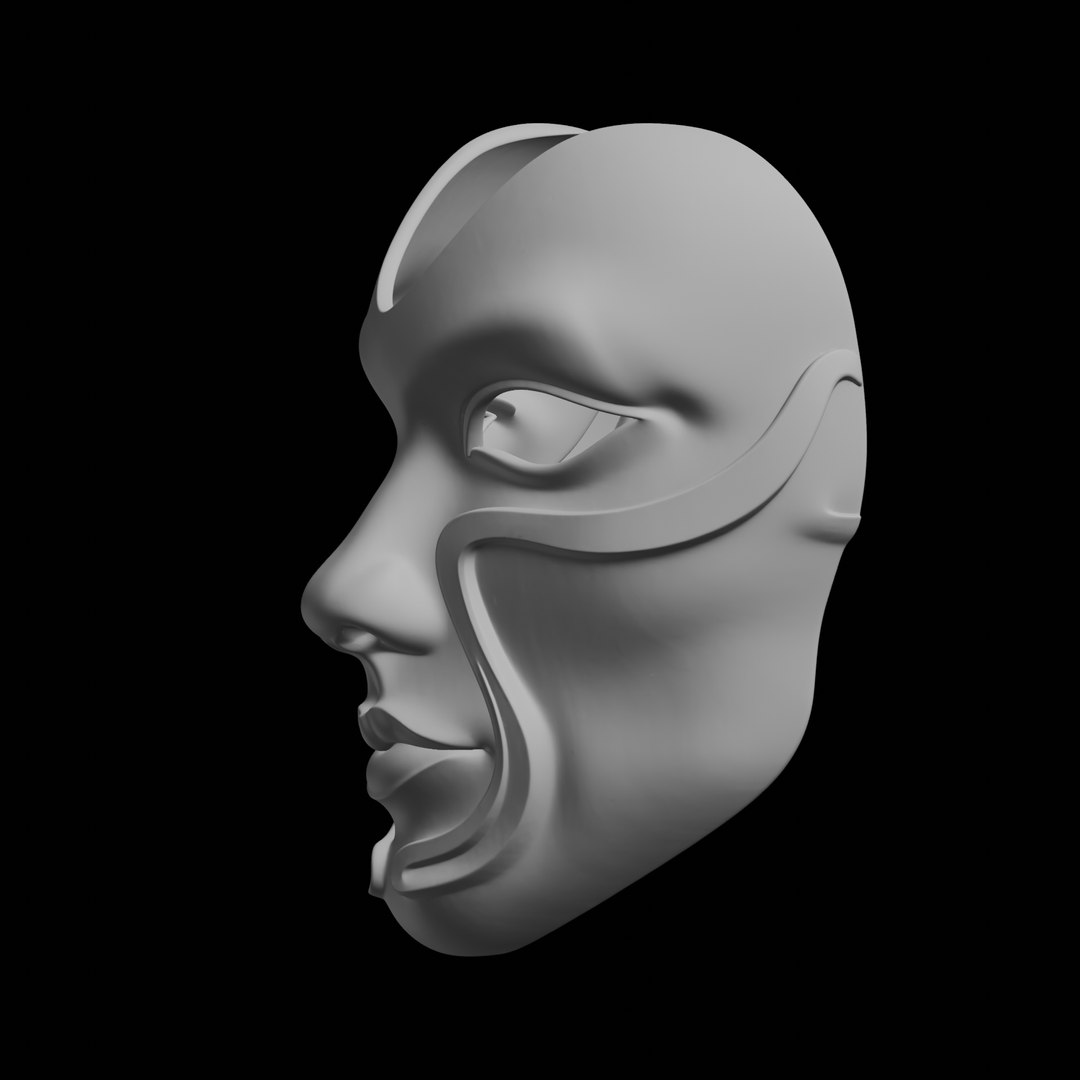 3D Face Mask 3D Print Model - TurboSquid 2524312