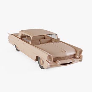 1958 Lincoln Mark III Landau 3D model
