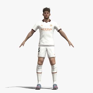 T-Pose John Stones Manchester City 23-24 3D model