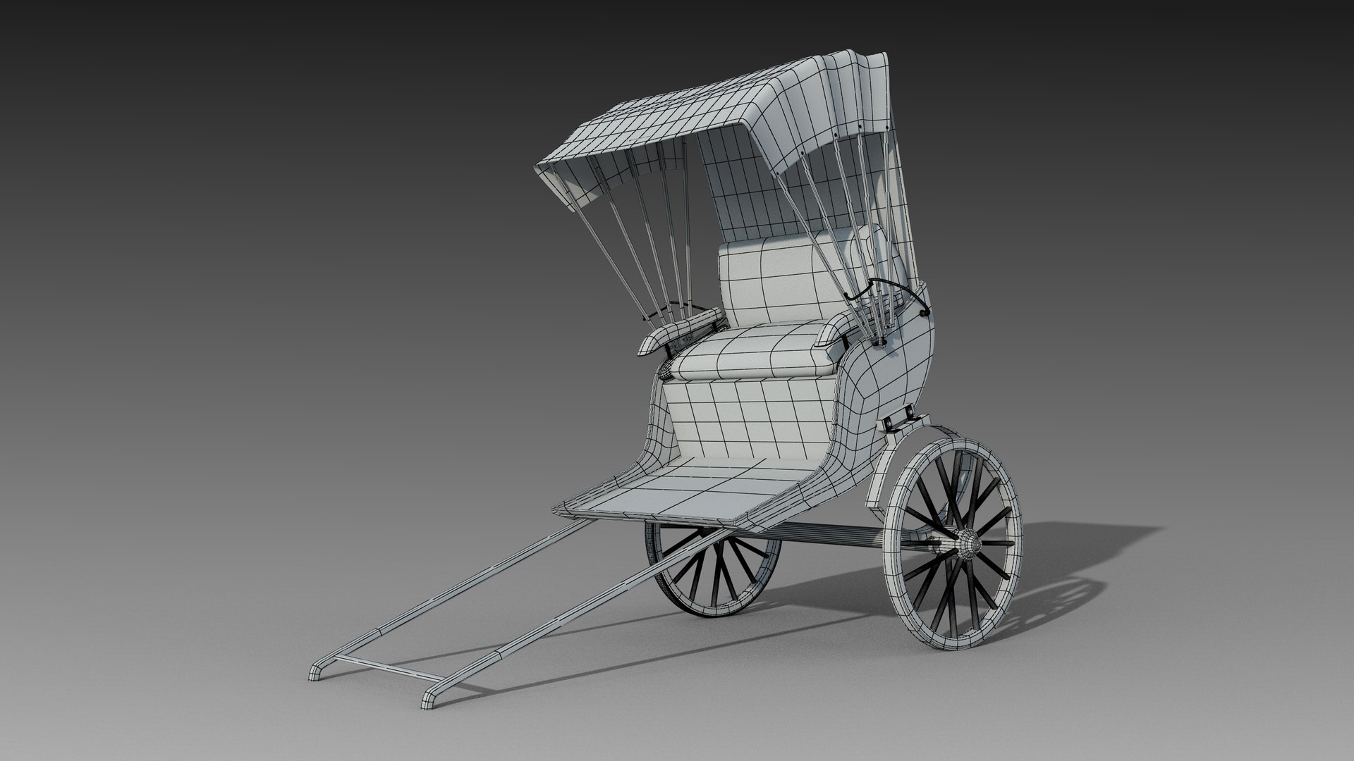 3d Rickshaw Old Model