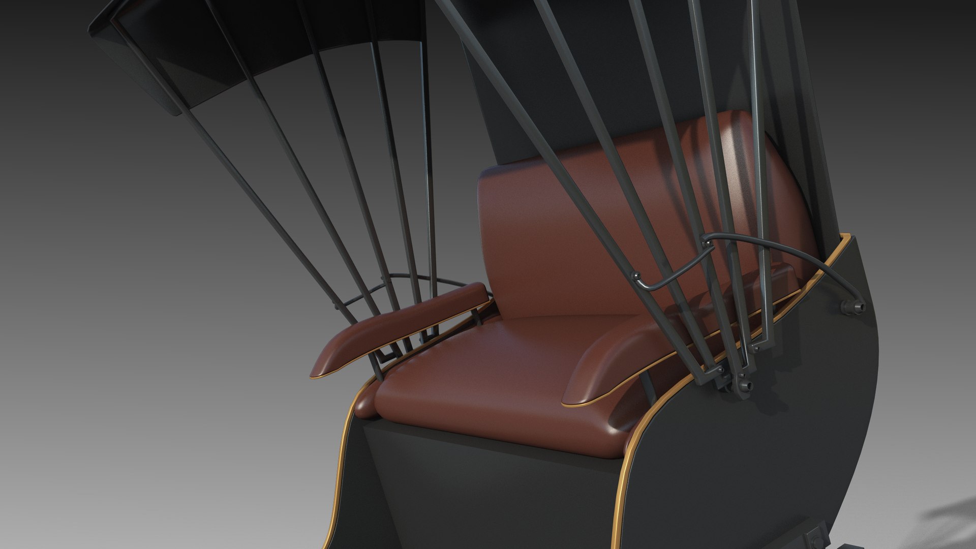 3d Rickshaw Old Model