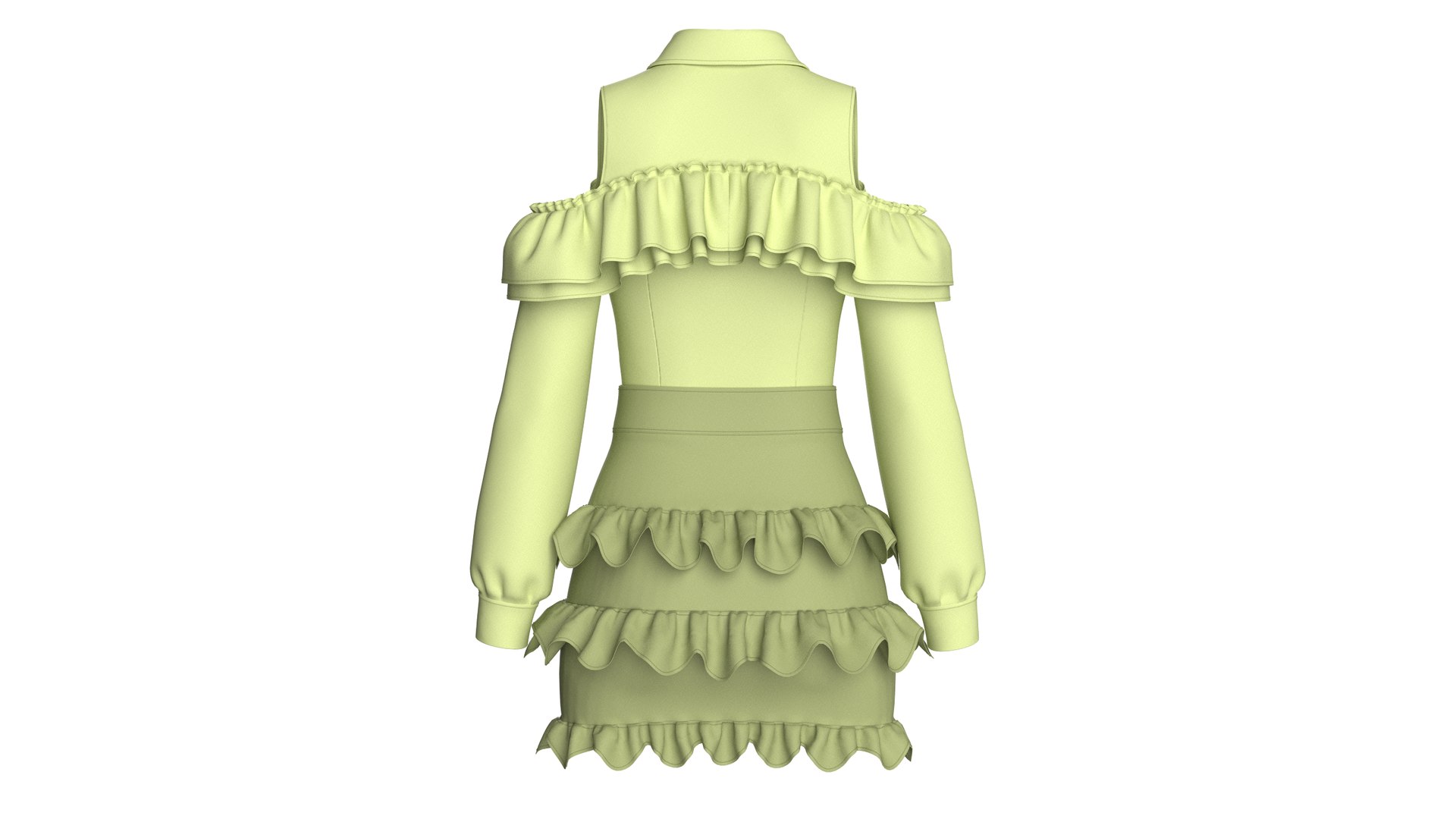 Girls Cold Shoulder Ruffle Top With Skirt - Outfit 3D model https://p.turbosquid.com/ts-thumb/kV/AQmx2v/EK/girlscoldshoulderruffletopwithskirtoutfit_8/png/1791792892/1920x1080/fit_q87/850d64a65d4ad75940249156221bd3529540a927/girlscoldshoulderruffletopwithskirtoutfit_8.jpg