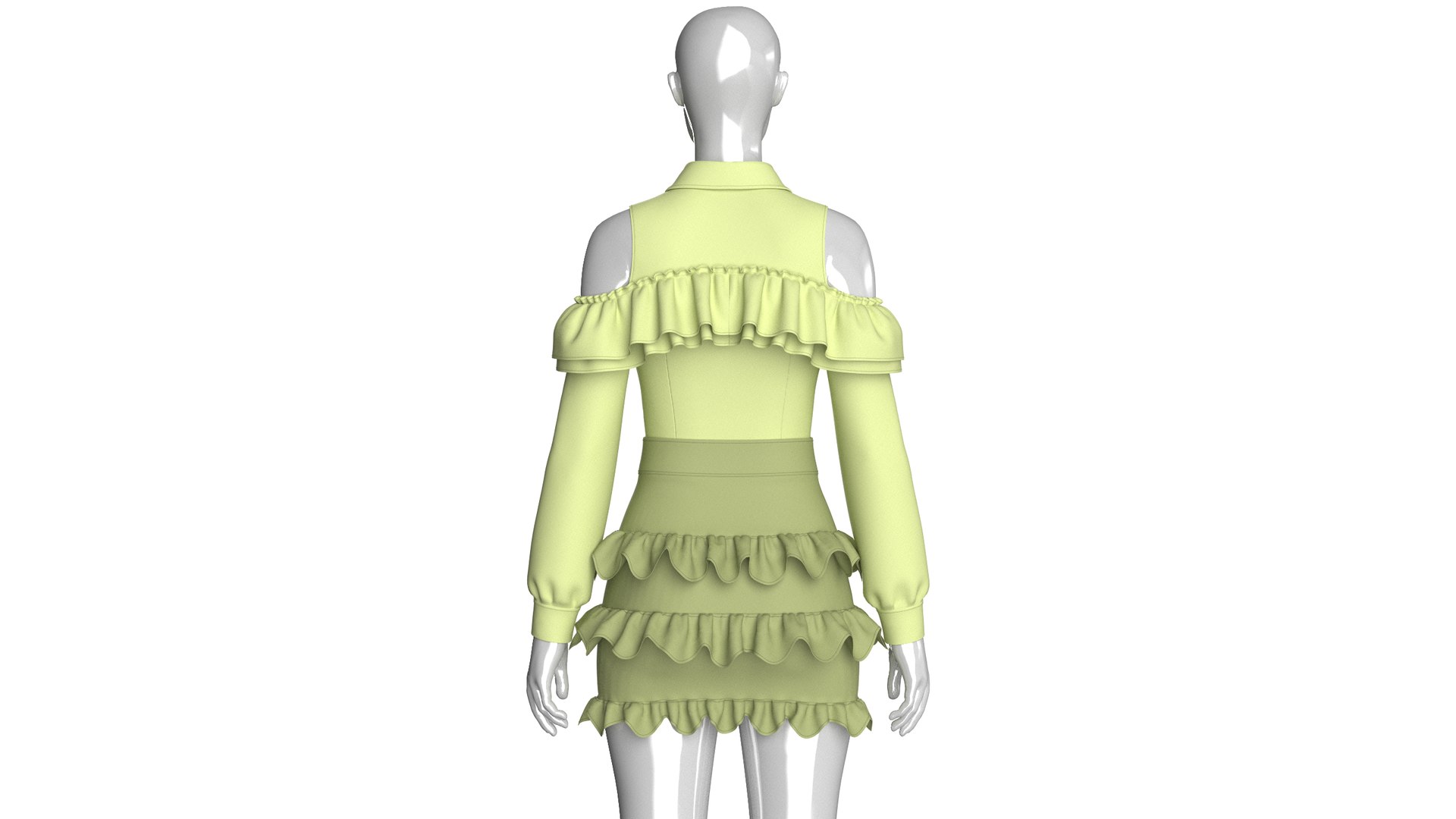 Girls Cold Shoulder Ruffle Top With Skirt - Outfit 3D model https://p.turbosquid.com/ts-thumb/kV/AQmx2v/uJ/girlscoldshoulderruffletopwithskirtoutfit_3/png/1791792799/1920x1080/fit_q87/3c82ad322dea2a21a270de939f2fb356b4ab5223/girlscoldshoulderruffletopwithskirtoutfit_3.jpg