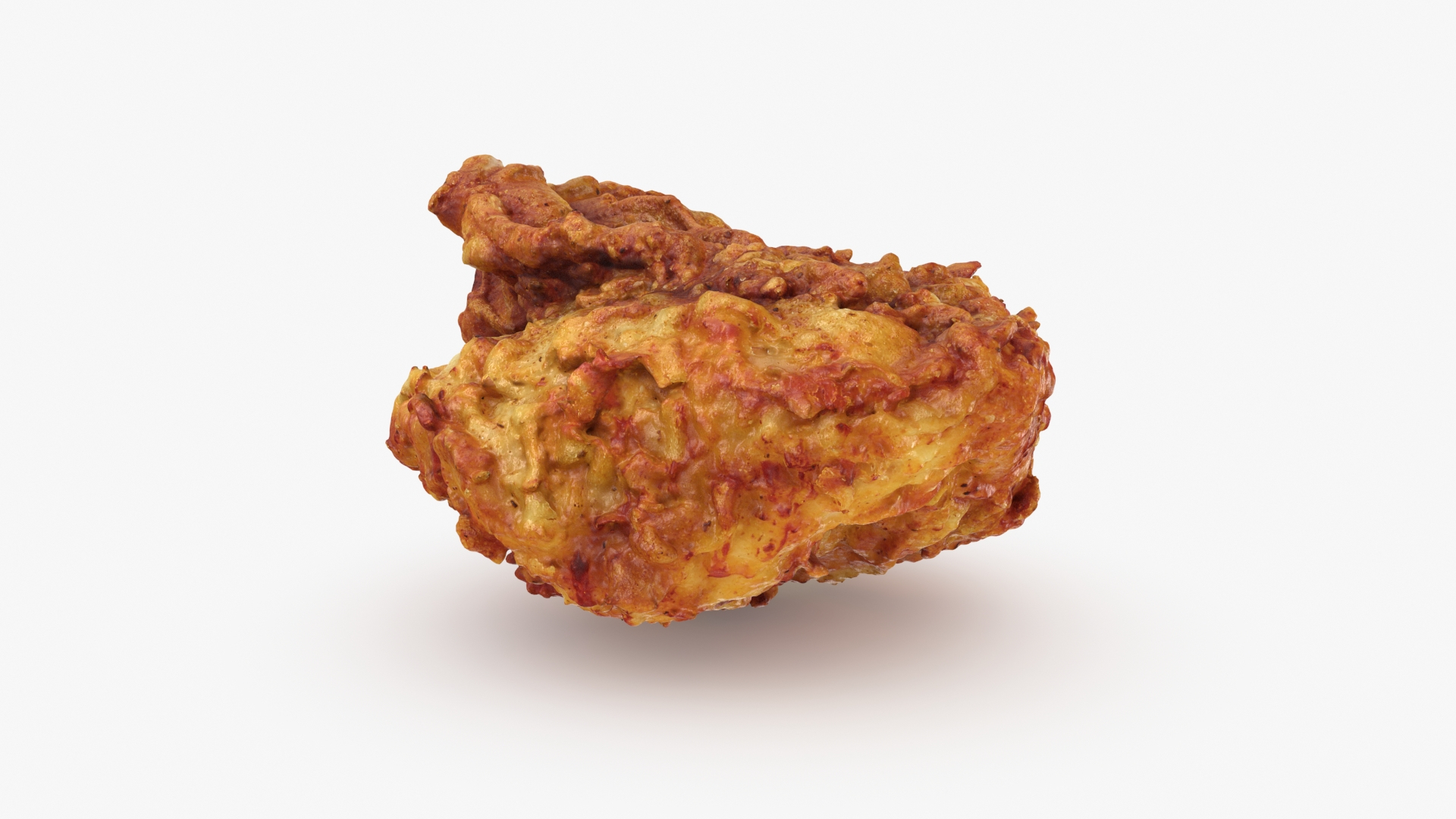 3D KFC Fried Chicken Breast Plate - TurboSquid 2324191