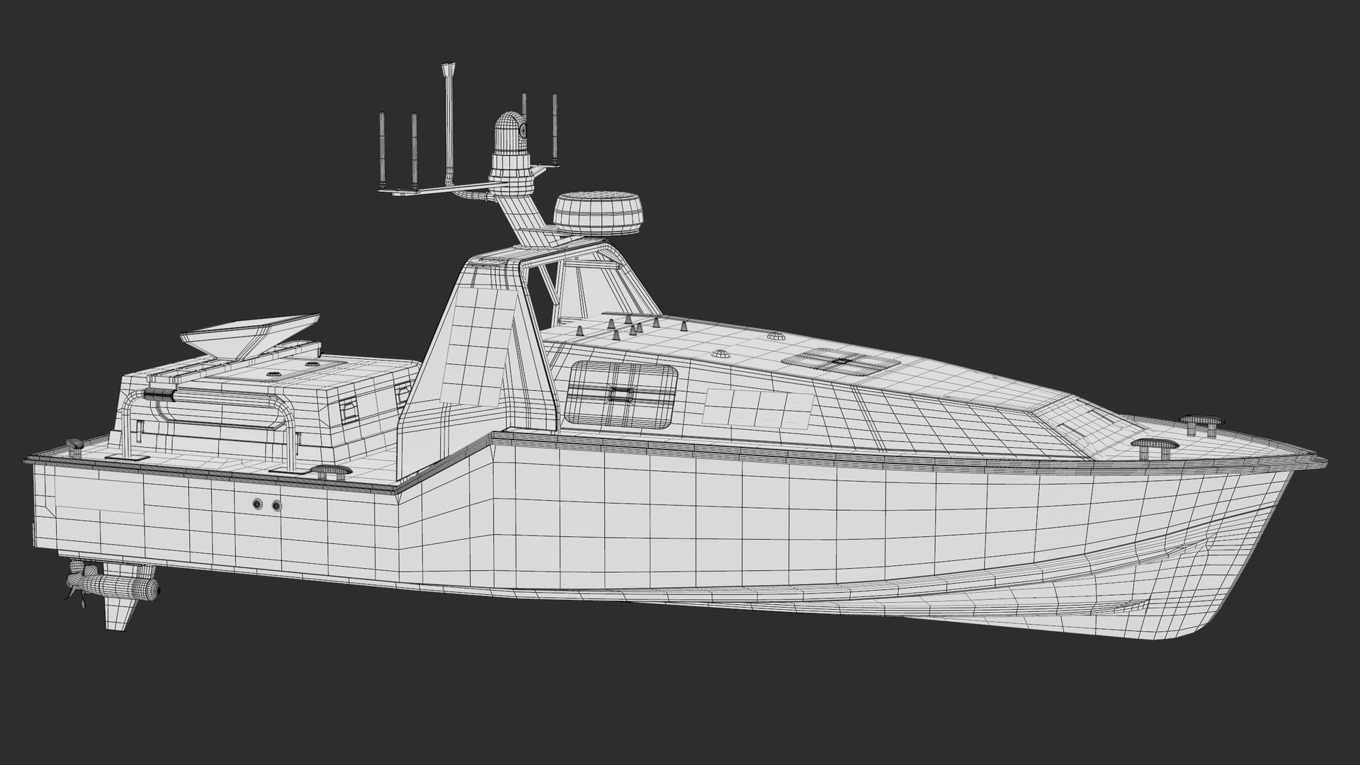 Corsair Saronic - Unmanned Robotic Autonomous Surface Vessel PBR model https://p.turbosquid.com/ts-thumb/kV/FRb9iX/4V/screenshot036/png/1769721506/1920x1080/fit_q87/3c6da1482d0d26b03e32d3a464d002e8d7e7a21b/screenshot036.jpg