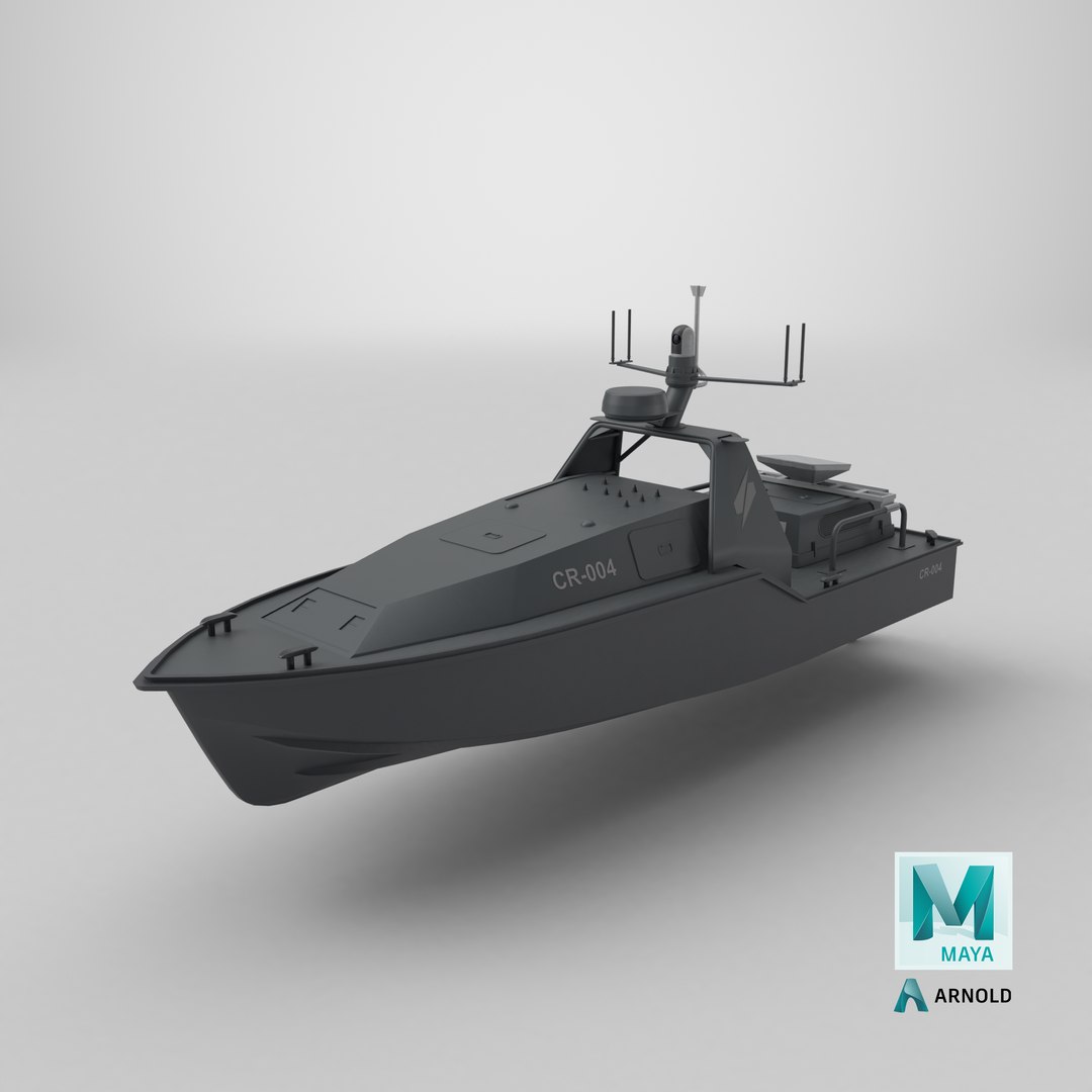 Corsair Saronic - Unmanned Robotic Autonomous Surface Vessel PBR model https://p.turbosquid.com/ts-thumb/kV/FRb9iX/Bs/stemcell_maya_arnold_render/png/1769761515/1920x1080/fit_q87/8a7fbb32e59e122cf47986135337c02d1643fd0d/stemcell_maya_arnold_render.jpg