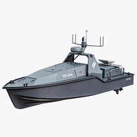Corsair Saronic - Unmanned Robotic Autonomous Surface Vessel PBR