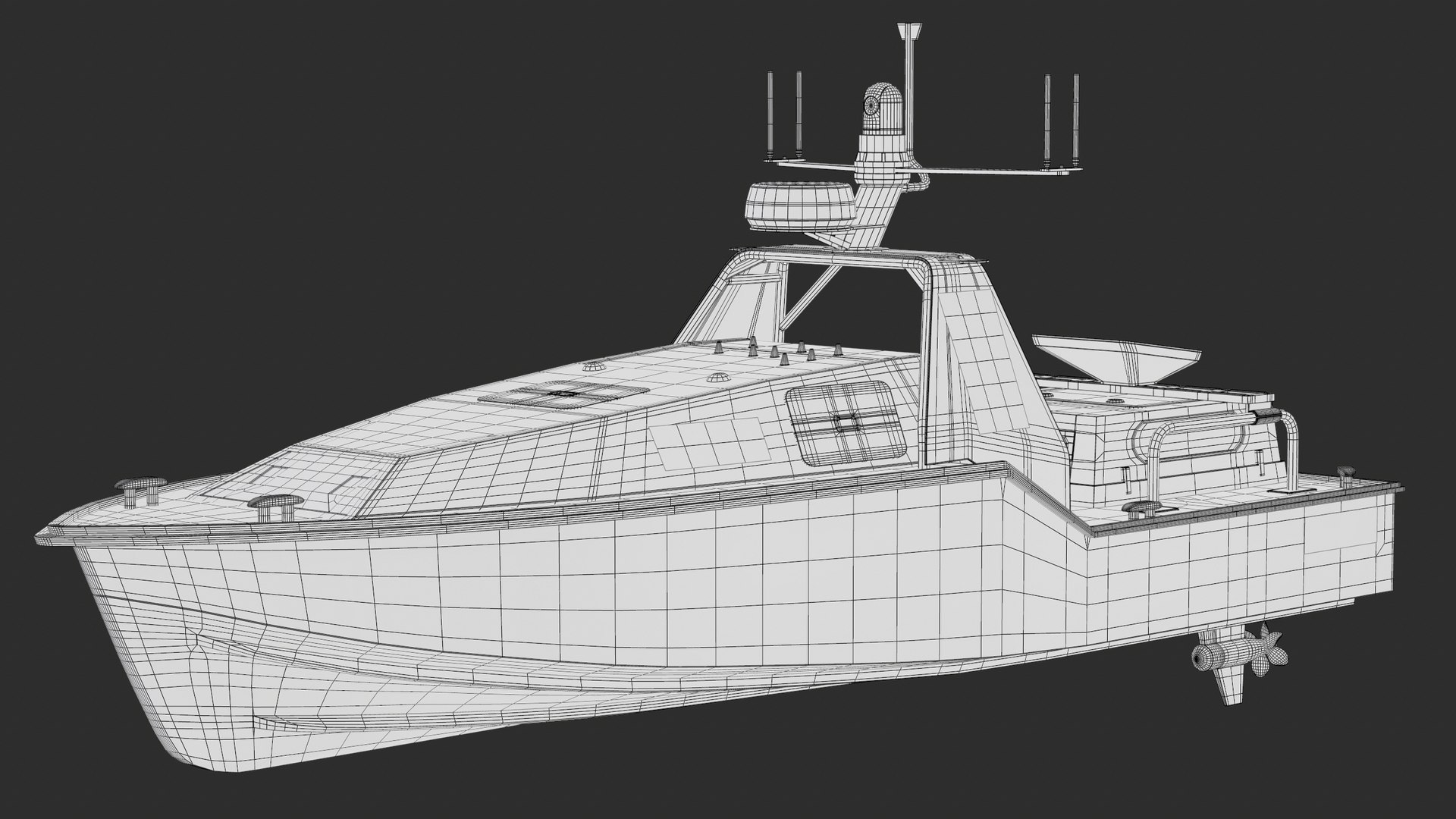 Corsair Saronic - Unmanned Robotic Autonomous Surface Vessel PBR model https://p.turbosquid.com/ts-thumb/kV/FRb9iX/mm/screenshot024/png/1769721503/1920x1080/fit_q87/be6ac8c221d67a5e710d8a4336395c4cba05b798/screenshot024.jpg