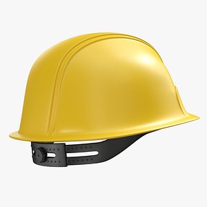 Hard Hat - Construction Gear Yellow 3D