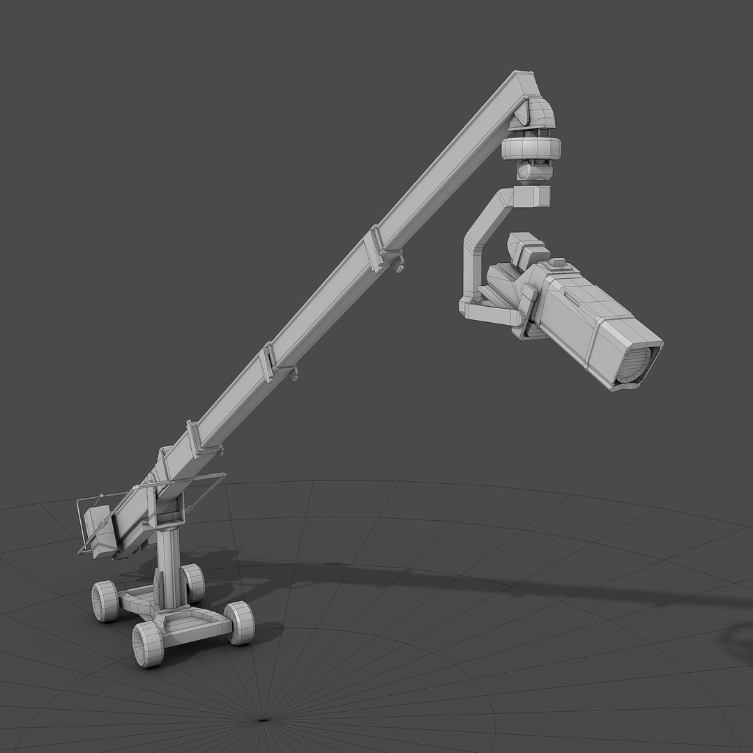 3D 2 Camera Cranes Model TurboSquid 1574441