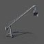 3D 2 camera cranes model