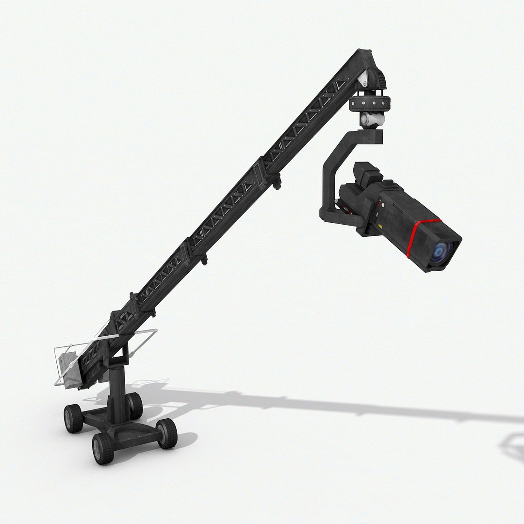 3D 2 Camera Cranes Model - TurboSquid 1574441