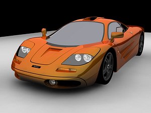 3d model mclaren f1