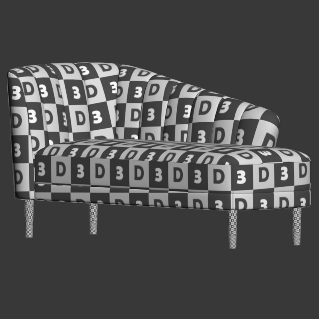 3D Theron Chaise Longues Sofa Chair Model TurboSquid 1543844