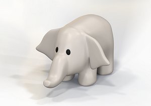 stuffed elephant 3D model