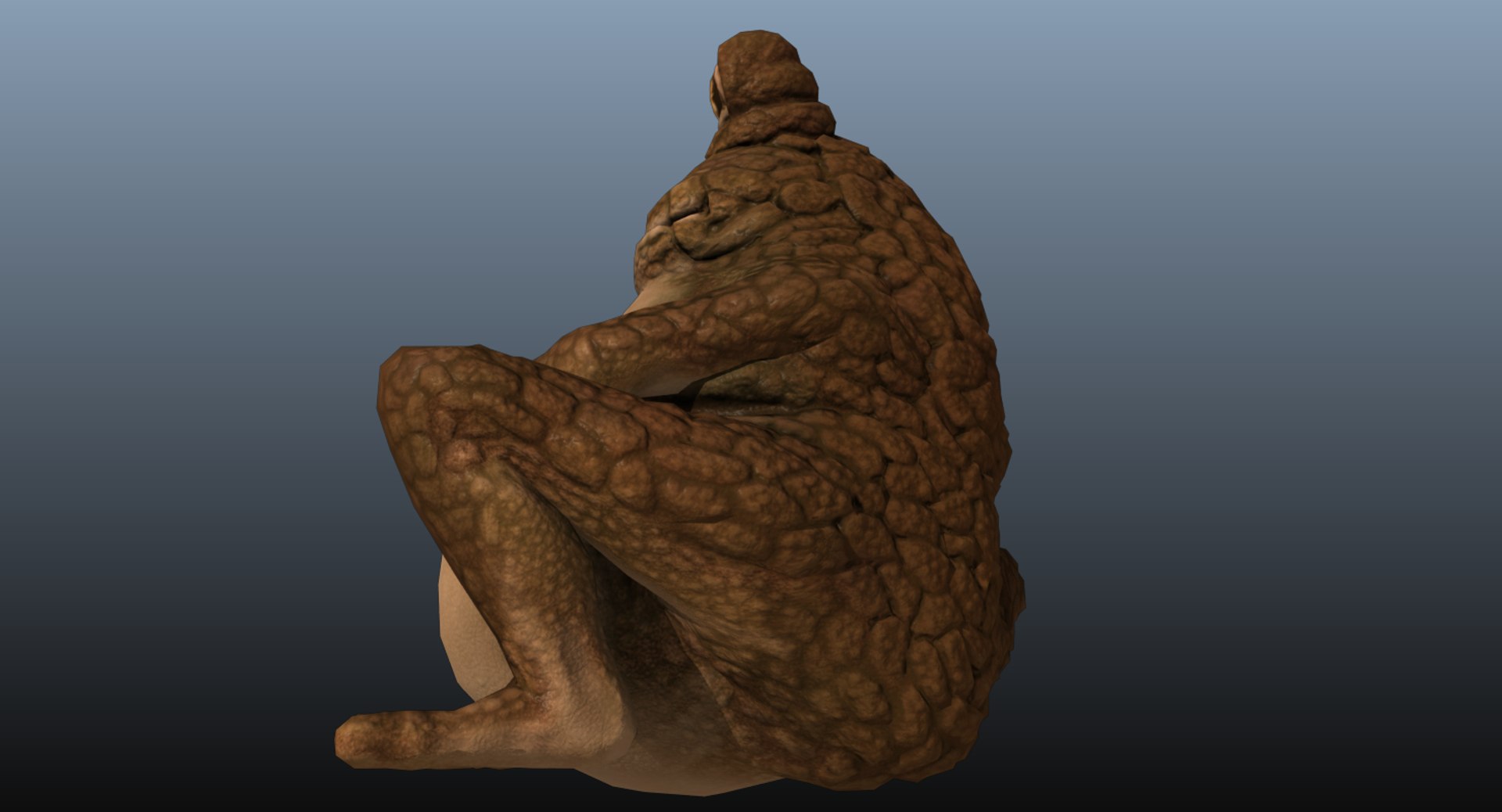 fat frog rig 3d model