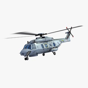nh90 helicopter 3d max