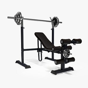 3D weight lifting bench