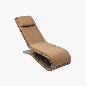 3ds max rattan deckchair