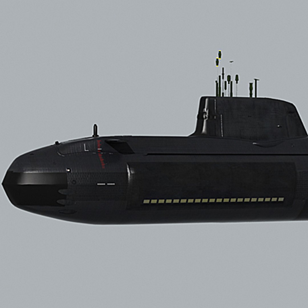 3d Model Hms Astute S119