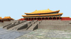 ancient chinese palace 3D model