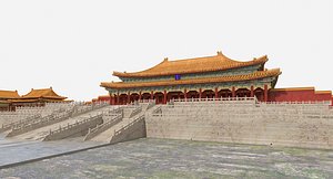 ancient chinese palace 3D model