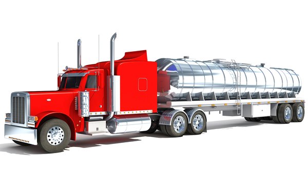 tanker truck 3d model