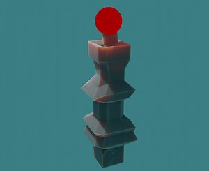 Stone ancient pillar