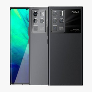 3D Nubia Z30 Pro All Colors model