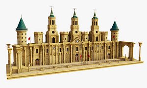 Fantasy Castle Facade model
