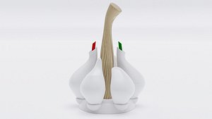 cruets shakers 3D model