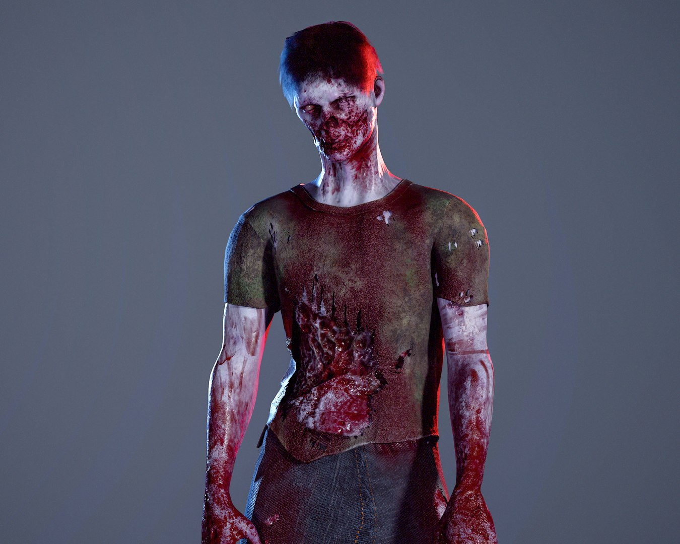 Character Zombie 3D Model - TurboSquid 2368146