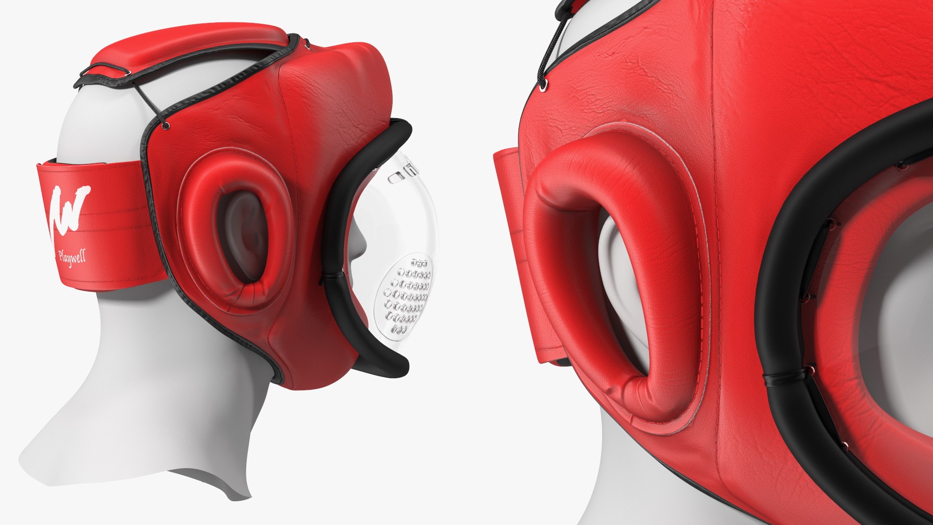 Playwell Casque Intégral Kudo Full Contact - Protection Complète Visage Adulte