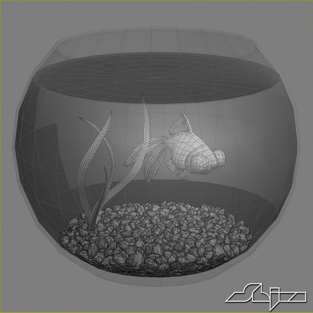 3dsmax Aquarium Gold Fish