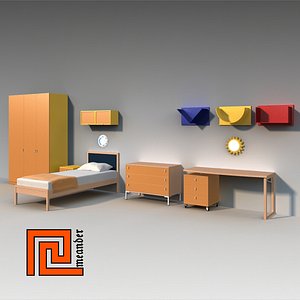 Childrens furniture set 01