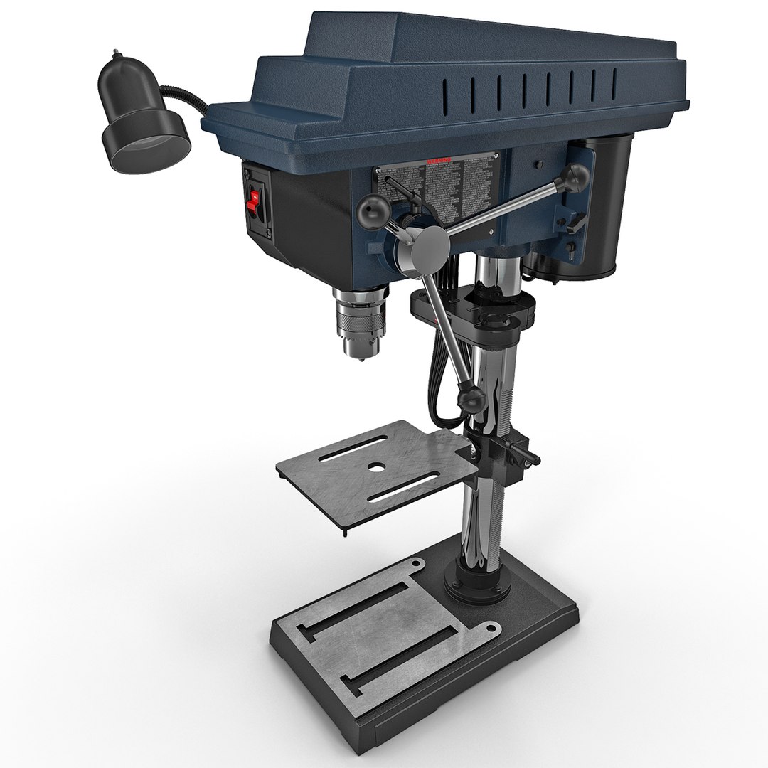 Drill Press 3D model preview