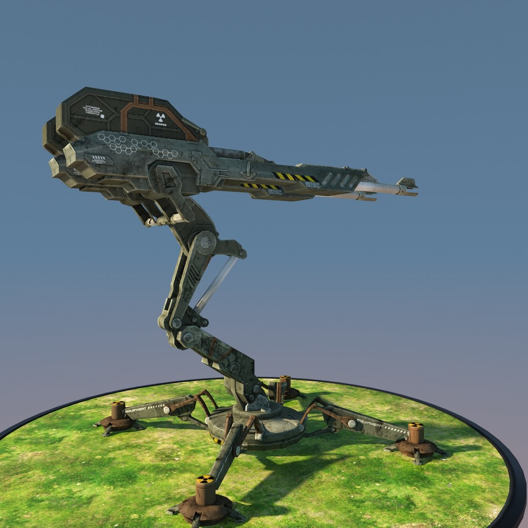 3d Gun Turret