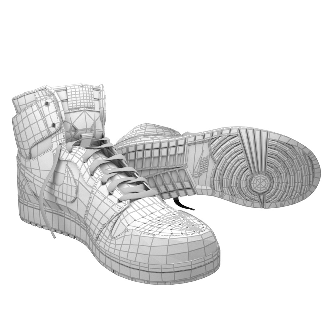 Air jordan retro 3D model - TurboSquid 1361560