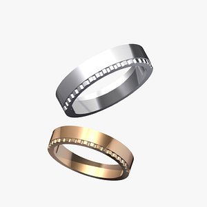 wedding ring 24 3D model
