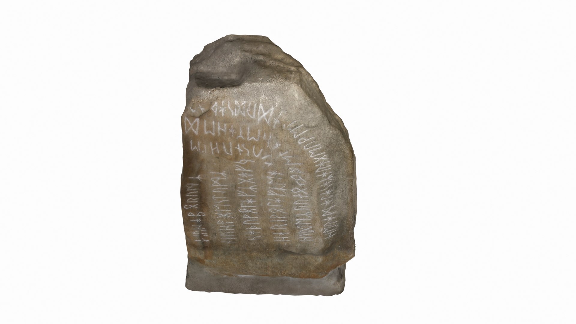 3D Runic Stone Model - TurboSquid 1974082