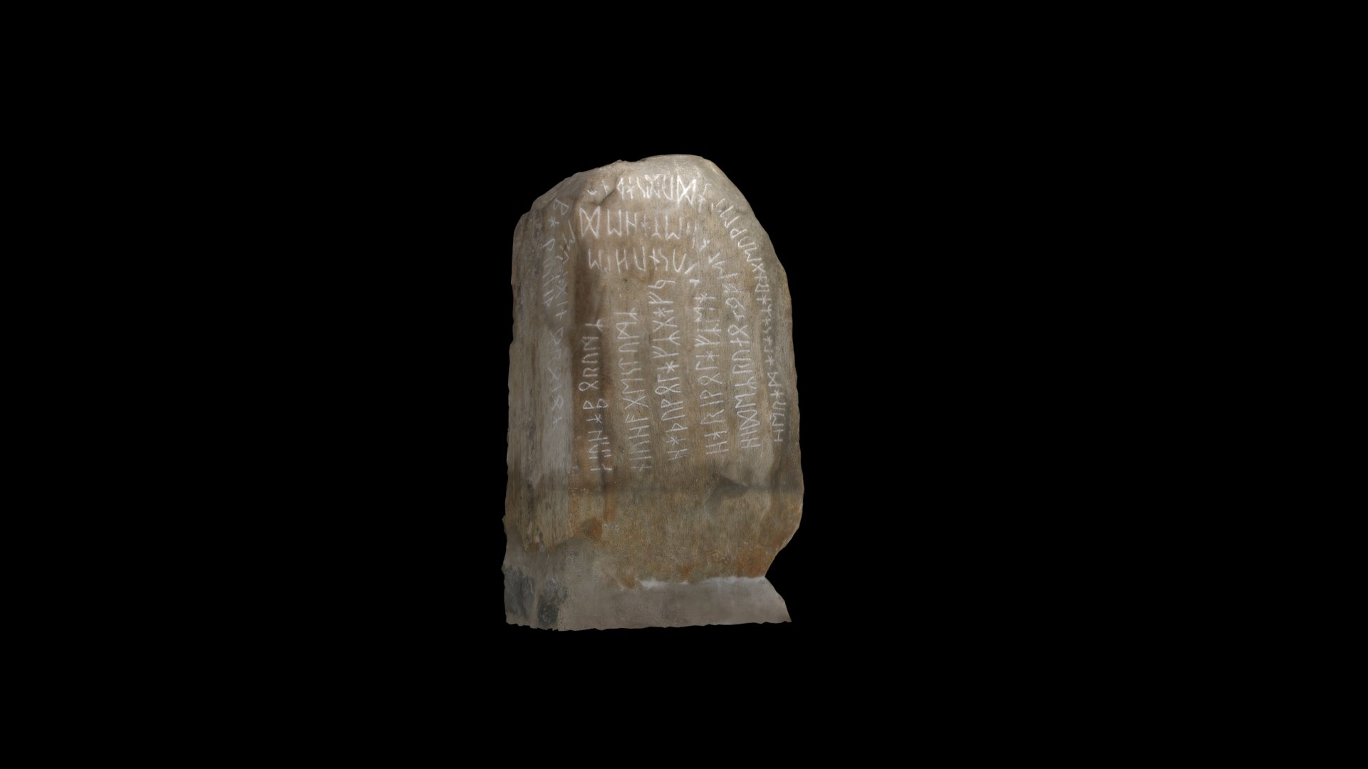 3D Runic Stone Model - TurboSquid 1974082