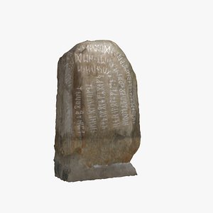 3D Runic Stone model