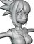 Kohaku - Dr Stone Low-poly