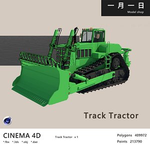 Track Tractor 3D model