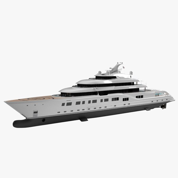 3D Atlantis Luxury Superyacht Dynamic Simulation