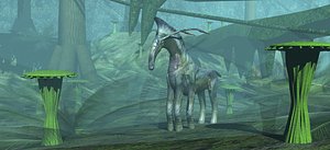 avatar direhorse 3d model
